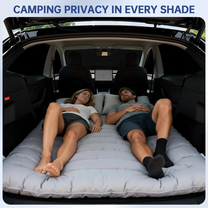 FSHAANY'S 8pcs Car Window Shades Intended for Tesla Model Y 2020-2024(not for Juniper), Foldable Car Window Covers for Privacy, Full Sunshades Fit for Tesla Front Rear Windshield Side Windows to Block UV - Image 2